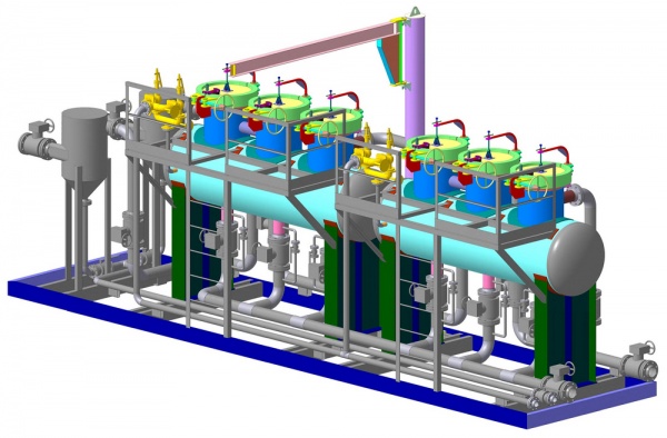 4.2 The filtration unit for the purification of petroleum products 